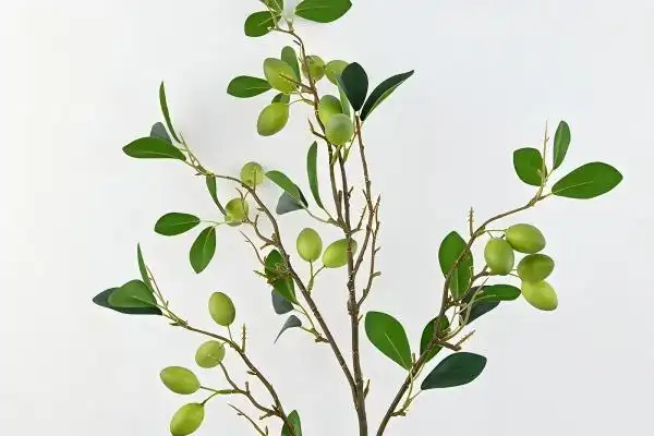 How realistic is the artificial olive branch in Commercial Use?